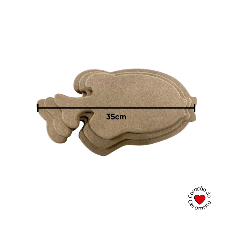 Moldes feitos em MDF para placa de argila diversos formatos diferentes