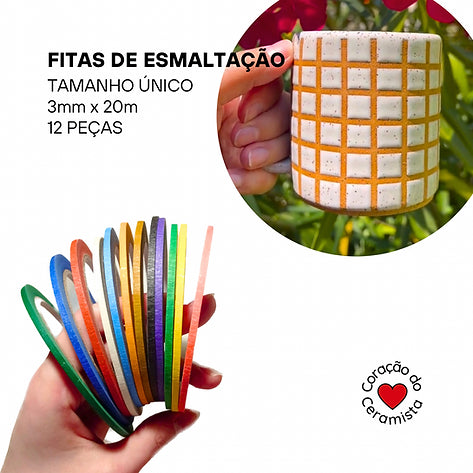 Fitas para esmaltação cerâmica